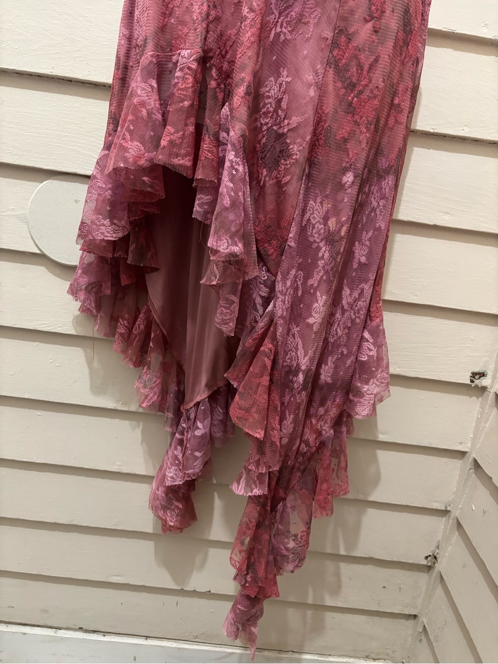 Urban Outfitters Hyacinth Lace Spliced Midi Dress Fairycore Whimsigoth Dress - Picture 4 of 9